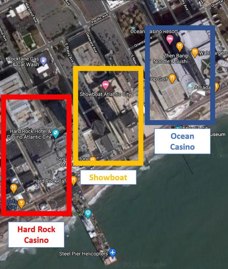 Astonishing Ocean Front Condo Cozysuites At Showboat Atlantic City Exteriör bild
